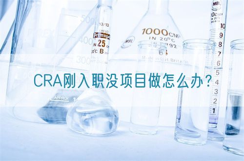 CRA剛入職沒項目做怎么辦？(圖1)